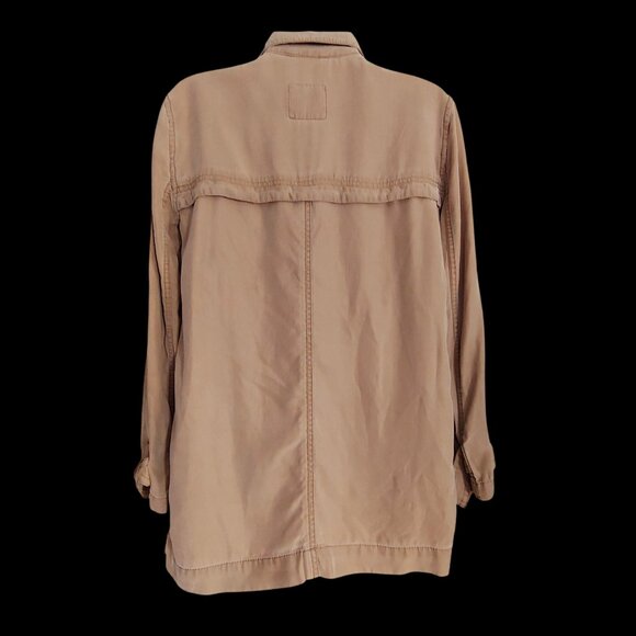 Abercrombie & Fitch Asymmetrical Loose Fit Fall Layering Jacket S - Picture 3 of 16